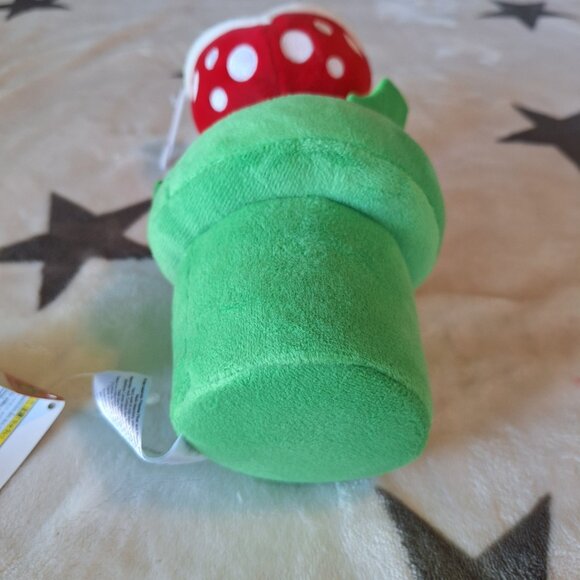 2017 Little Buddy Super Mario Bros. Piranha Plant 9" Plush (NEW WITH TAGS) - Picture 4 of 10